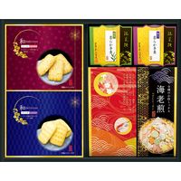 【ギフト・14箱セット】金澤兼六製菓 煎餅&羊羹 和菓合わせ WK-20（直送品）