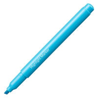 アスクル 蛍光ペン 蛍光マーカー シングルタイプ ブルー 1箱（10本入）  オリジナル