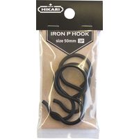 清水 アイアンPフック 全長50mm (3個入) SH-IPH19K 1セット(5パック)（直送品）