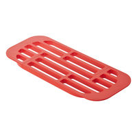 【アウトレット】山崎実業 （Yamazaki） 伸縮水切りラックアクアレッド 2897 1個