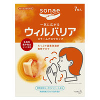 sonae（ソナエ） ウィルバリア スチームアロマカップ ユーカリメントール 1パック（7枚） 花王