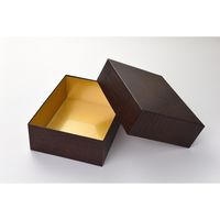 瑞光明 精肉ギフトケース　化粧箱　大　C式　茶漆　【50個入】 v1329mcdcbrlg（直送品）