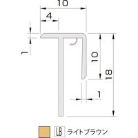 【建築資材・浴室用床シート】フクビ化学工業 樹脂化粧パネル アルパレージ用出隅 LB AD2LB 1セット（20本入）（直送品）