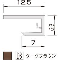 【建築資材・浴室用床シート】フクビ化学工業 樹脂化粧パネル アルパレージ用見切 DB AM2DB 1セット（20本入）（直送品）