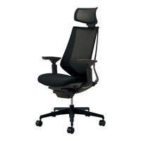 【無料引取付き】　コクヨ デュオラ　ヘッドレスト付可動肘　樹脂脚 Ｂフレーム ブラック CRーG3015E6KZB6ーWNN 1脚（直送品）