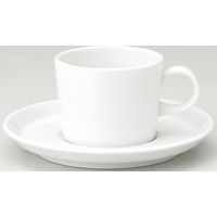 金正陶器 プラット190cc コーヒー碗＆受皿(6客セット） 9-92-29 6客入り（直送品）