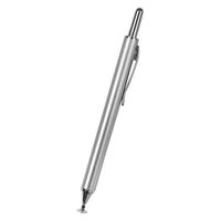 タッチペン 丸型ヘッド静電式 ノック式 スマートフォン・タブレット用タッチペン OWL-TPSE04-SI シルバー 1本 オウルテック