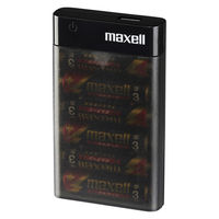 マクセル　乾電池式充電型　モバイルバッテリー　MPCーCD6V SET　乾電池6本+ボルテージ12本付セット