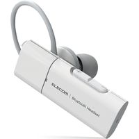 Bluetoothヘッドセット Type-C端子 最大連続待受約120時間 簡単接続ガイド ホワイト LBT-HSC10MPWH エレコム 1個