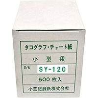 【自動車用品】小芝記録紙 タコグラフチャート紙 100枚入り×5袋   SY-24-120 1箱（直送品）