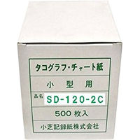 【自動車用品】小芝記録紙 タコグラフチャート紙 100枚入り×5袋   SD-24-120-2C 1箱（直送品）