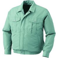 空調服 ポリエステル製ワーク空調服[[R下]] ウェアのみ モスグリーン L KU90540-C07-S3 1着 827-8370（直送品）