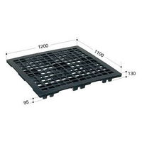 日本プラパレット パレット EXー1211 10枚セット EX1211 1セット(10枚)（直送品）