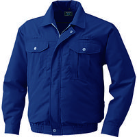 空調服 ポリエステル製フルハーネス仕様空調服[[R上]] ウエアのみ ダークブルー L KU9054F-C14-S3 1着 147-2940（直送品）
