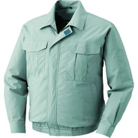 空調服 冷却上着 綿薄手ワーク空調服[[R下]] KU90550 ウエアのみ モスグリーン 5L KU90550-C17-S7 1着（直送品）