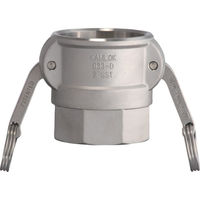 トヨックス カムロック カプラー メネジ ステンレス 633ーDB 1/2インチ SST 633-DB-1/2-SST 1個（直送品）