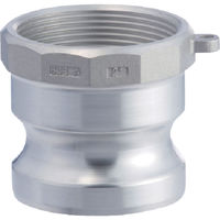 トヨックス カムロック アダプター メネジ アルミ 633ーAB 1/2インチ AL 633-AB-1/2-AL 1個 115-8570（直送品）