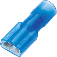 パンドウイット 圧着端子 差込型完全絶縁 メス型 AWG16~14 青 (100個入) DNF14-188FIB-C 1袋(100個)（直送品）