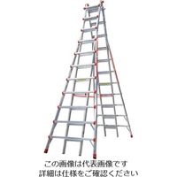 長谷川工業 ハセガワ アルミ合金製伸縮式長尺専用脚立 LG-10109 1台 434-3531（直送品）