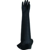 東和コーポレーション トワロン 天然ゴム手袋 ブラスト用手袋フランジ付 右手 824 1本(1枚) 835-3921（直送品）