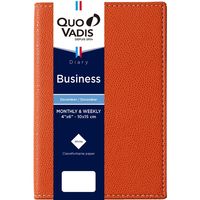 2021年度1月始まりダイアリー クオバディス ビジネス　クラブ １週間バーティカル アプリコット 1冊（直送品）