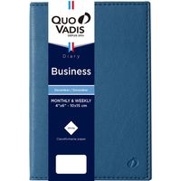 2021年度1月始まりダイアリー クオバディス ビジネス　マドラス １週間バーティカル ブルー 1冊（直送品）