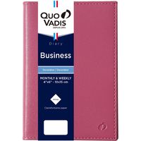 2021年度1月始まりダイアリー クオバディス ビジネス　ソーホー １週間バーティカル ローズ 1冊（直送品）