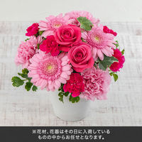 【フラワーギフト】 日比谷花壇 おまかせアレンジメント「ピンク系」 TA1625（直送品）