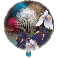 【風船・バルーン】宝興産 IB 花火と菖蒲 0201313520 1セット(5枚入)（直送品）