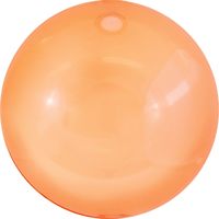 宝興産 13cmデコバルーン 橙透明 6202 0204040502 1セット(10枚入)