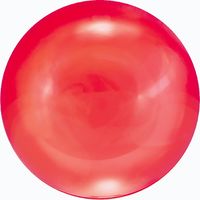 宝興産 18cmデコバルーン 赤透明 6501 0204040601 1セット(10枚入)