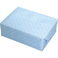 ヤマニパッケージ 和モダン市松包装紙　スカイブルー HH-14 １ケース（1000枚：100枚ポリ袋入）（直送品）