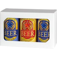 ヤマニパッケージ 缶ビール３本 K-1442 １ケース（200枚：50枚反転結束胴巻包装）（直送品）