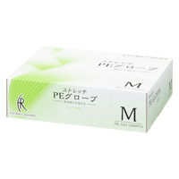 ストレッチPE（ポリエチレン）グローブ クリアー Mサイズ ファーストレイト FR-542 200枚入 使い捨てグローブ 手袋