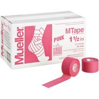 ミューラー Mテープチームカラー ピンク　幅３８ｍｍ×長さ９．１ｍ 130830 1セット(32個入)（直送品）