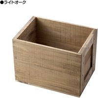 ダンデライオン　クレートBOX　ラベル無　ライトオーク　119-10425　1台（直送品）