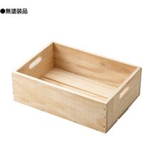 ダンデライオン　クレートBOX　(S)　ラベル無　無塗装　119-10423　1台（直送品）