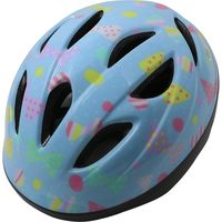 サギサカ 自転車 キッズヘルメット 幼児用 47-54cm 水色(リボン柄) 46827 1個（直送品）