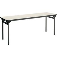 【設置込】コクヨ 会議用テーブル KT-500 折畳みテーブル 棚無 角脚塗装 ナチュラルグレー