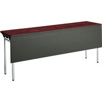 【設置込】コクヨ 会議用テーブル KT-500 折畳み 幕板・棚付 丸脚