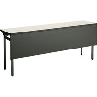 【設置込】コクヨ 会議用テーブル KT-500 折畳み 幕板・棚付 角脚