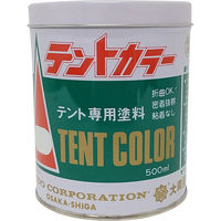 大同塗料  テント・シート用塗料 テントカラー 白 500ml 420005 1セット（6缶入）（直送品）