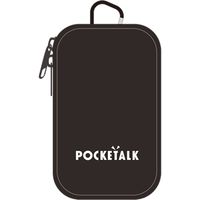 ソースネクスト POCKETALK (ポケトーク) S Plus 専用ポーチ(ブラック) PTSP-PBK 0000282860 1個（直送品）