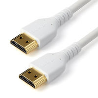 HDMIケーブル 1m HDMI2.0 ホワイト　RHDMM1MPW　1個　StarTech.com（直送品）