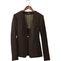 セロリー Selery ジャケット ブラウン １３号 S-25017（直送品）