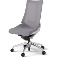 【組立設置込】イトーキ アクトチェア ハイバック メッシュ ランバー付 肘無 アルミ脚 ウレタンキャスター ハンガー付 灰×ライトグレーＷ 1脚（直送品）