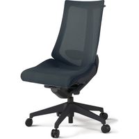【組立設置込】イトーキ アクトチェア ハイバック メッシュ ランバー付 肘無 樹脂脚 ナイロンキャスター ハンガー付 黒×オフブラックＷ 1脚（直送品）