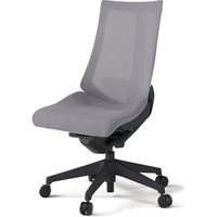 【設置込】イトーキ アクトチェア ハイバック メッシュ ランバー付 肘無 樹脂脚 ウレタンキャスター ハンガー無 黒×ライトグレーＷ 1脚（直送品）