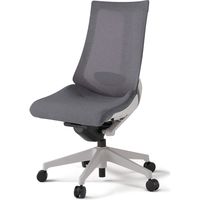 【設置込】イトーキ アクトチェア ハイバック メッシュ ランバー付 肘無 樹脂脚 ウレタンキャスター ハンガー無 灰×ダークグレーＴ 1脚（直送品）