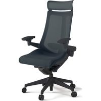 【組立設置込】イトーキ アクトチェア EXハイバック メッシュ ランバー付 可動肘 樹脂脚 ウレタンキャスター ハンガー無 黒×オフブラックＷ 1脚（直送品）